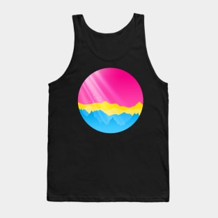 Pansexual Sunrise Mountains Landscape Tank Top